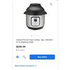 Image 1 : Instant Pot Duo Crisp™ + Air Fryer 8-quart Multi-Use Pressure Cooker - Working Retail $299.99