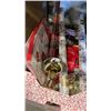 Image 2 : BOX OF CHRISTMAS DECOR AND WRAPPING PAPER