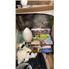 Image 6 : 2 BOXES OF ESTATE GOODS, CHINA, COLLECTABLE MINIATURE LIQUOR BOTTLES