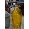 Image 2 : 2 LARGE GLASS VASES - 40 INCHES TALL AND 29 INCHES TALL