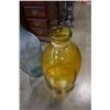 Image 3 : 2 LARGE GLASS VASES - 40 INCHES TALL AND 29 INCHES TALL