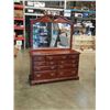 Image 1 : AMERICAN DREW 7 DRAWER DRESSER WITH MIRROR