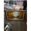 Image 2 : 2 LARGE FRAMED PAINTINGS ON CANVAS