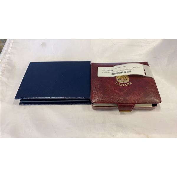 2 CANADIAN RCM COIN SETS 1975 & 1985
