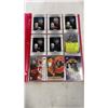 Image 1 : BINDER OF 36 UPPER DECK HOCKEY INSTER CARDS