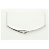 Image 1 : NEW STERLING SILVER DIAMOND NECKLACE, 25 DIAMONDS (0.10CTS), W/A $1120.00