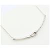 Image 2 : NEW STERLING SILVER DIAMOND NECKLACE, 25 DIAMONDS (0.10CTS), W/A $1120.00