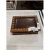 Image 1 : WOOD JEWELRY BOX WITH CONTENTS