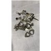 Image 2 : 177 GRAMS OF.925 SILVER RINGS, EARRINGS AND CHAINS