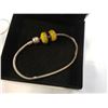 Image 2 : PANDORA BRACELET WITH 2 ART GLASS BEADS AND .925 NECKLACE