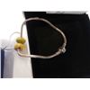 Image 3 : PANDORA BRACELET WITH 2 ART GLASS BEADS AND .925 NECKLACE