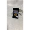 Image 1 : STAMPED 18K GOLD RING WITH GEMSTONES SIZE 6
