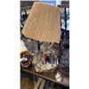 Image 3 : WAGON FIGURE LAMP, PROSPECTOR FIGURE TABLE LAMP AND BICYCLE WINE RACK