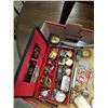 Image 4 : TRAY OF VINTAGE AND ANTIQUE COLLECTIBLES MEDALS, POCKET WATCHES AND MORE
