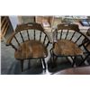 Image 8 : WOOD DINING TABLE WITH 3 LEAFS AND 9 CHAIRS