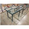 Image 2 : METAL FRAME GLASSTOP COFFEE AND ENDTABLE