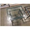 Image 3 : METAL FRAME GLASSTOP COFFEE AND ENDTABLE