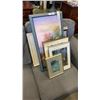 Image 1 : 7 ART PIECES - PAINTINGS AND PRINTS