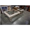 Image 1 : DESIGNER GLASSTOP COFFEE AND ENDTABLE