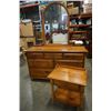 Image 1 : OPEN HOME 7 DRAWER DRESSER WITH MIRROR AND NIGHTSTAND