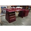 Image 1 : PURPLE DINING TABLE WITH STORAGE - 5 x 3 FOOT X 30 INCHES TALL