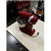 Image 1 : KITCHEN AID ARTISAN TILT MIXER WITH BOWL AND ACCESSORIES - MINIMUM SPEED 2, MUST UNPLUG TO TURN OFF