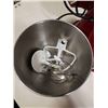 Image 3 : KITCHEN AID ARTISAN TILT MIXER WITH BOWL AND ACCESSORIES - MINIMUM SPEED 2, MUST UNPLUG TO TURN OFF