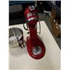 Image 4 : KITCHEN AID ARTISAN TILT MIXER WITH BOWL AND ACCESSORIES - MINIMUM SPEED 2, MUST UNPLUG TO TURN OFF