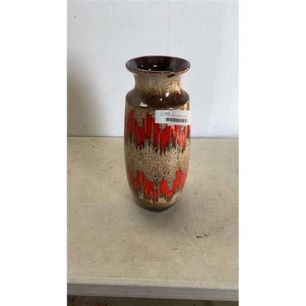 WEST GERMAN 16" POTTERY VASE