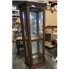 Image 1 : GLASS DISPLAY CASE - 71 INCHES TALL