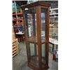 Image 2 : GLASS DISPLAY CASE - 71 INCHES TALL