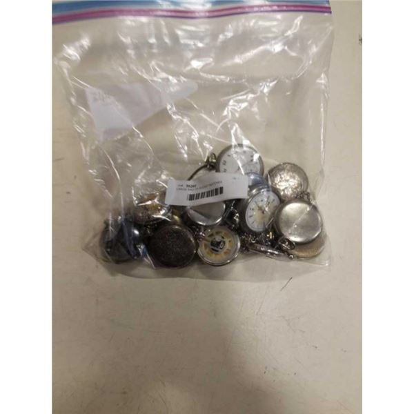 LARGE BAG OF POCKET WATCHES