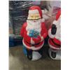 Image 2 : 2 SANTA LIGHT UP CHRISTMAS LAWN ORNAMENTS