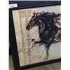 Image 2 : FRAMED HORSE ART PRINT