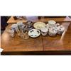 Image 1 : ELIZABETHAN AND KENT TEACUPS AND SAUCERS WITH BUNNYKINS BOWL SNOOPY GLASSES, SUGAR SET AND MUGS