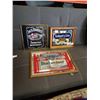 Image 1 : 2 MIRRORED BEER SIGNS AND FRAMED JACK DANIELS