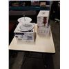 Image 1 : DESSERT DISHES, ANCHOR CAKE DOME AND PLATE AND 2 TIER DESSERT DISH