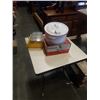 Image 1 : VINTAGE JEANNETTE FOOD PREP MACHINE WITH YOGURT MAKER AND ENAMEL POT