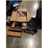 Image 1 : LOT OF SHOES, CURTAINS AND CLOTHING