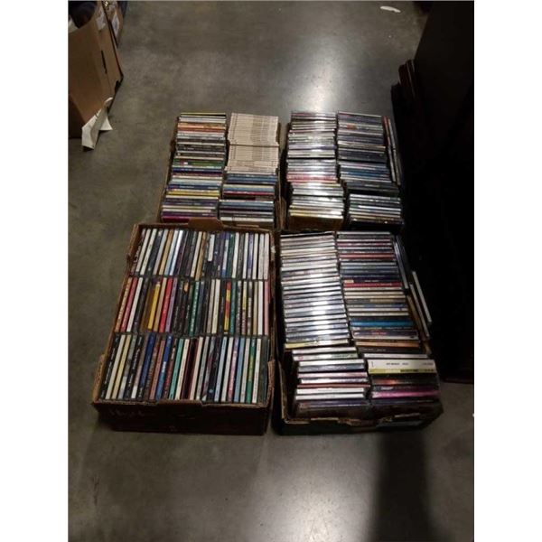 4 TRAYS OF CDS