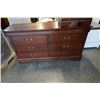 Image 2 : MODERN 6 DRAWER DRESSER WITH 2 DRAWER NIGHTSTAND