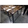 Image 2 : MODERN INDUSTRIAL SOFA TABLE