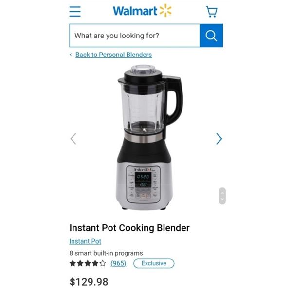 Instant Pot Ace Plus 1.6L Stand Blender - Working, Retail $129.98