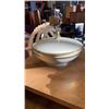 Image 5 : 13 SERVING PIECES OF ROSENTHAL SELB GERMAN AIDA CHINA - TUREEN W/ LID, ROUND SERVING BOWL, 2 SERVING