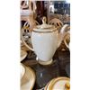 Image 7 : 39 PIECE TEA SERVICE ROSENTHAL SELB GERMAN AIDA CHINA  - 17 TEACUPS, 18 SAUCERS, TEA POT W/ LID, COF