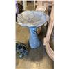 Image 2 : GARDEN FIGURE AND BIRD BATH