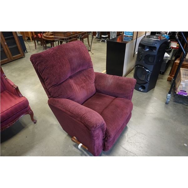 BURGUNDY LAZBOY RECLINER