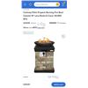 Image 1 : Costway Patio Propane Burning Fire Bowl Column W/ Lava Rocks & Cover 40,000 BTU Retail $570