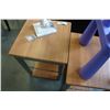 Image 4 : PAIR OF METAL FRAME ENDTABLES