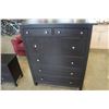 Image 2 : IKEA 6 DRAWER BLACK CHEST OF DRAWERS AND 2 DRAWER NIGHTSTAND